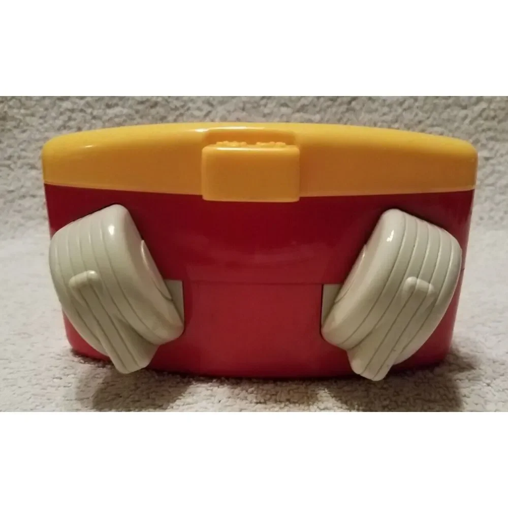 Vintage Wind‎ Up Toy TOMY 1987 Dog Driver Bus Car Musical  WORKS